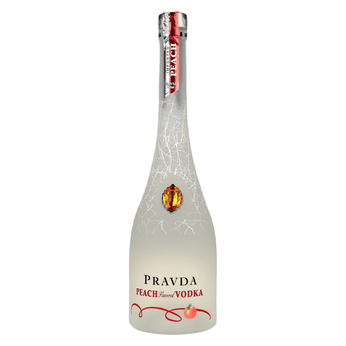 Pravda PEACH-wodka met smaak 37,5% vol. 0,7 l