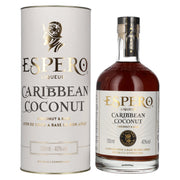 Ron Espero Caribische Kokosnoot &amp; Rum Likeur 40% Vol. 0,7l in geschenkverpakking