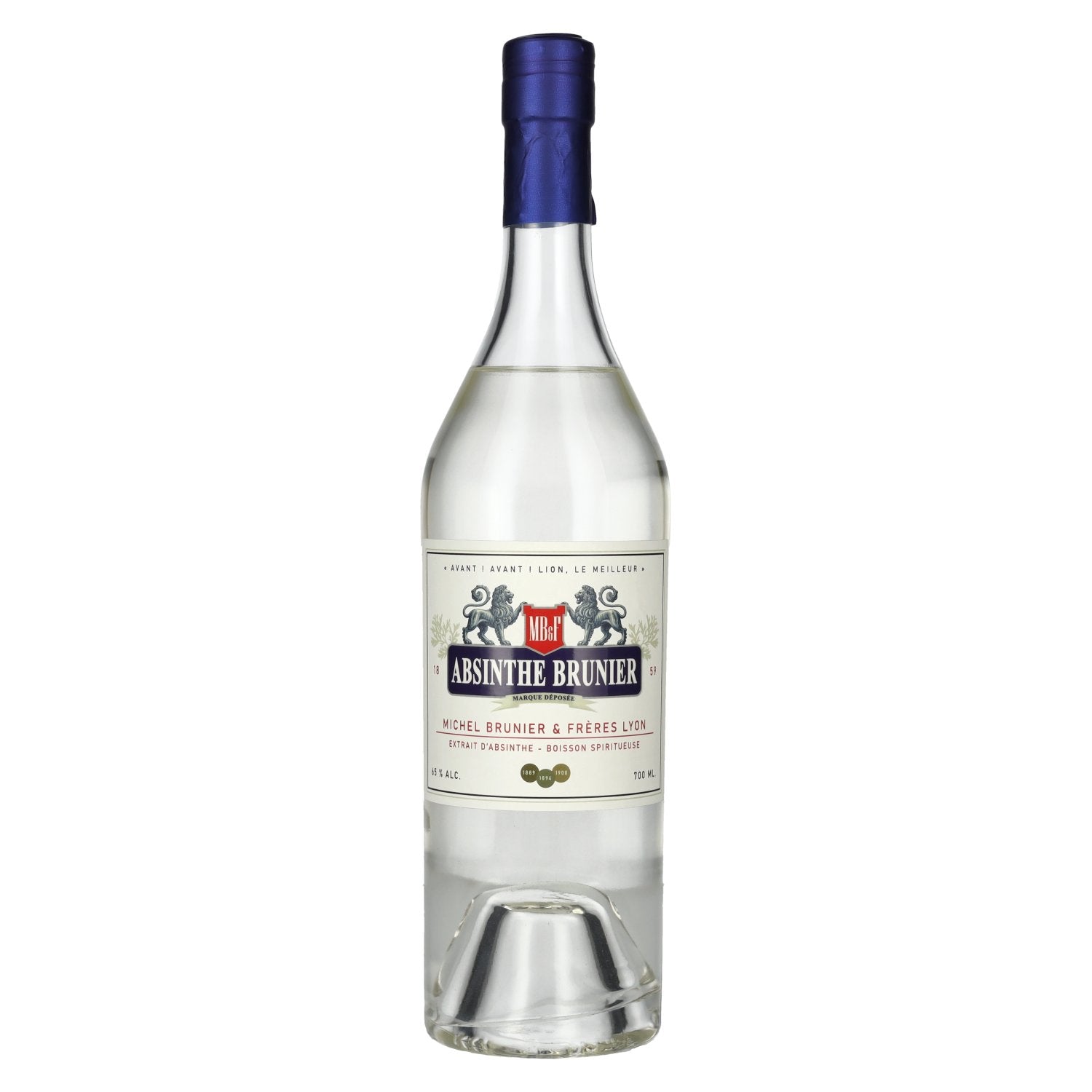 ABSINTHE BRUNIER Michel Brunier & Frères Lyon 65% Vol. 0,7l