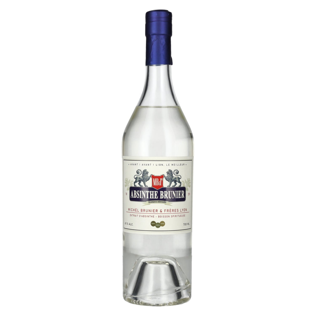 ABSINTHE BRUNIER Michel Brunier & Frères Lyon 65% Vol. 0,7l