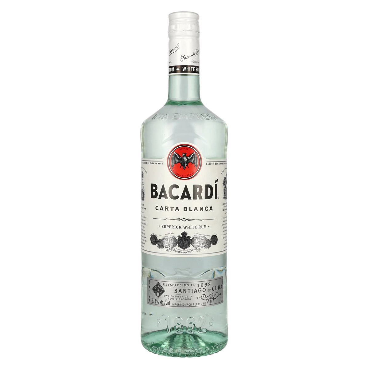 Bacardi Ron Carta Blanca Superior 37,5% Vol. 1l