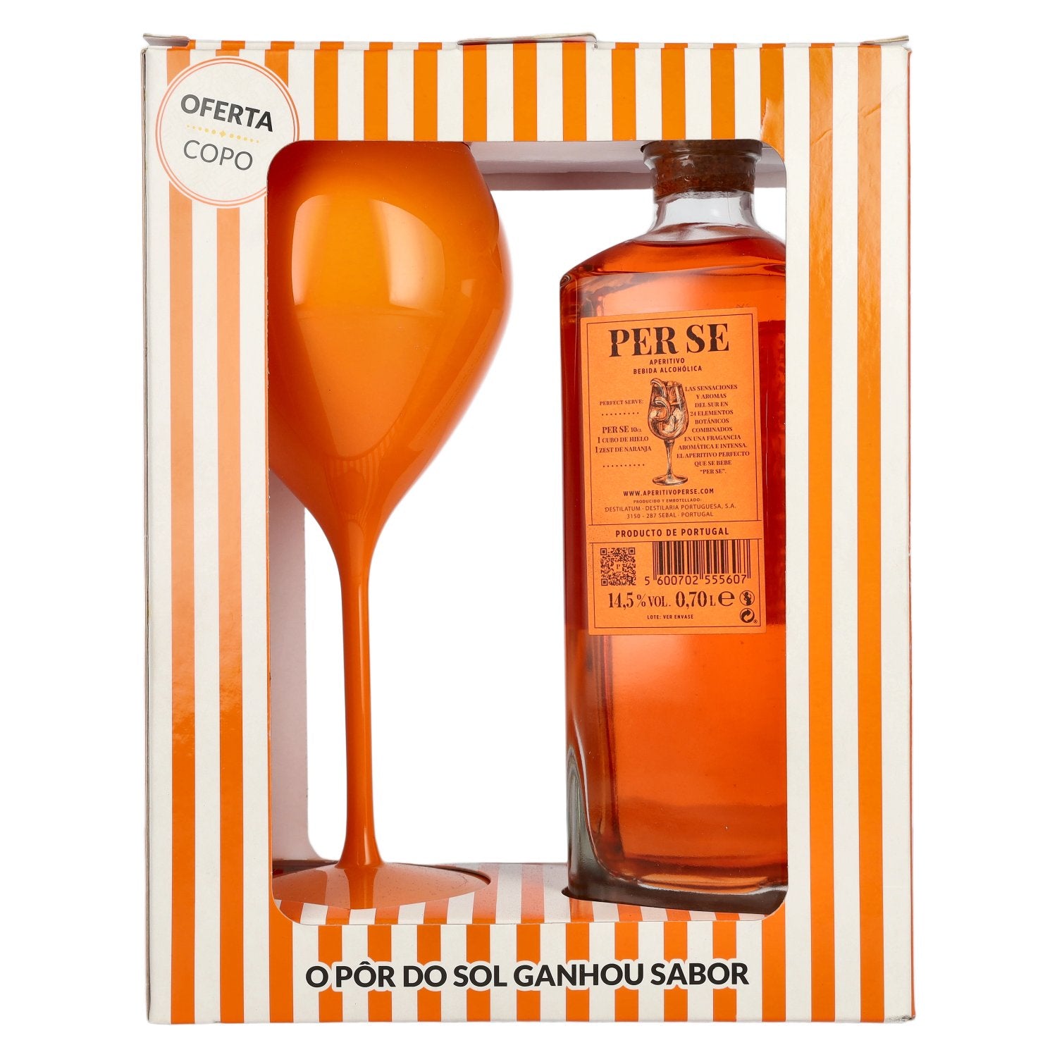 Per SE Aperitivo 14,5% Vol. 0,7l in Geschenkbox mit Glas