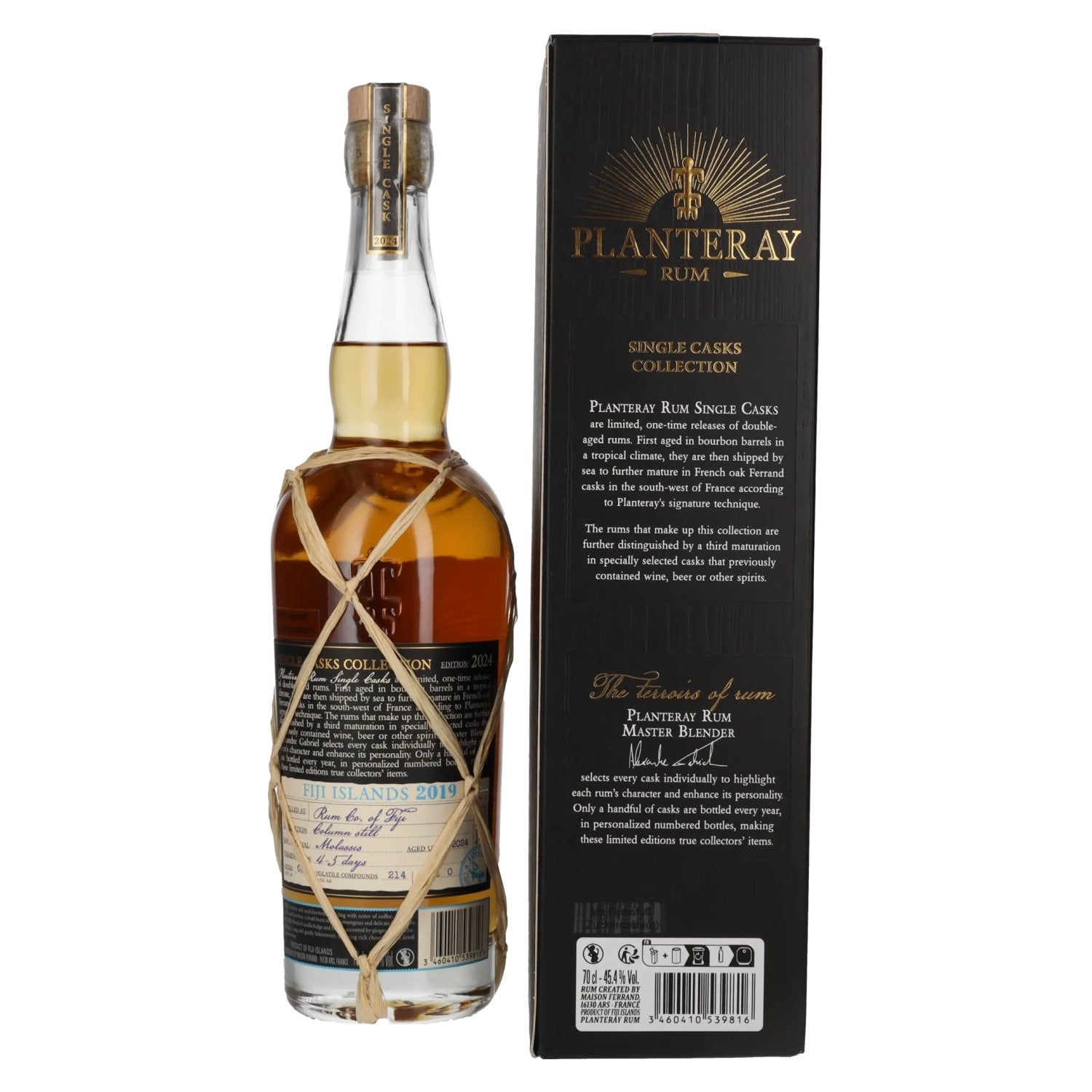 Planteray Rum FIJI 2019 Coffe Liqueur Cask Finish 45,4% vol. 0,7l en boîte cadeau