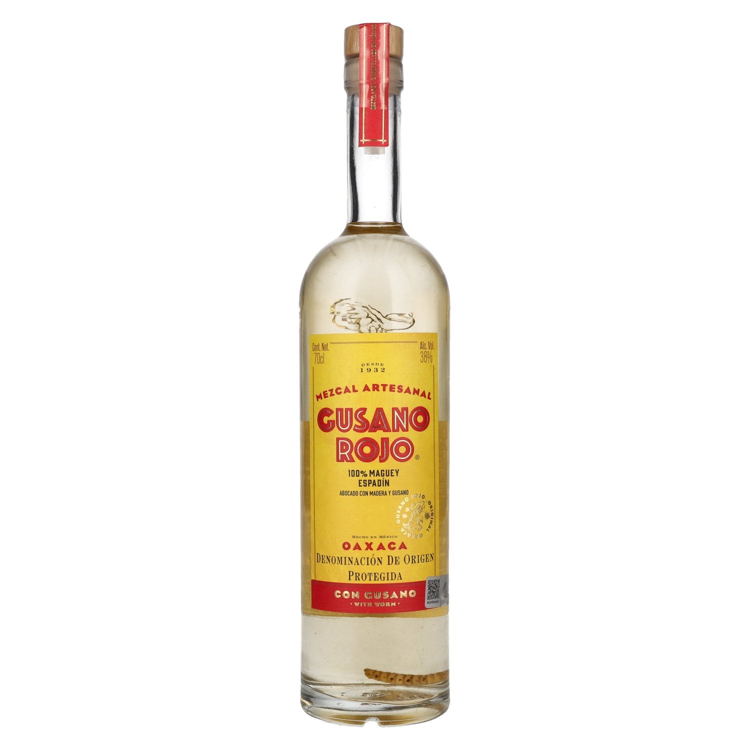 Gusano Rojo Mezcal 38% vol. 0,7 l