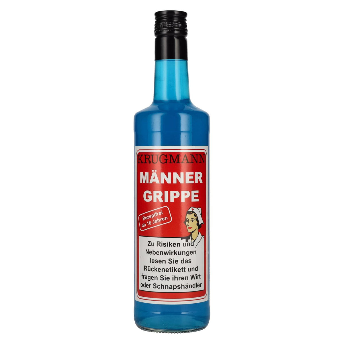 Krugmann MÄNNERGRIPPE Liqueur à la menthe glacée 15 % vol. 0,7 l