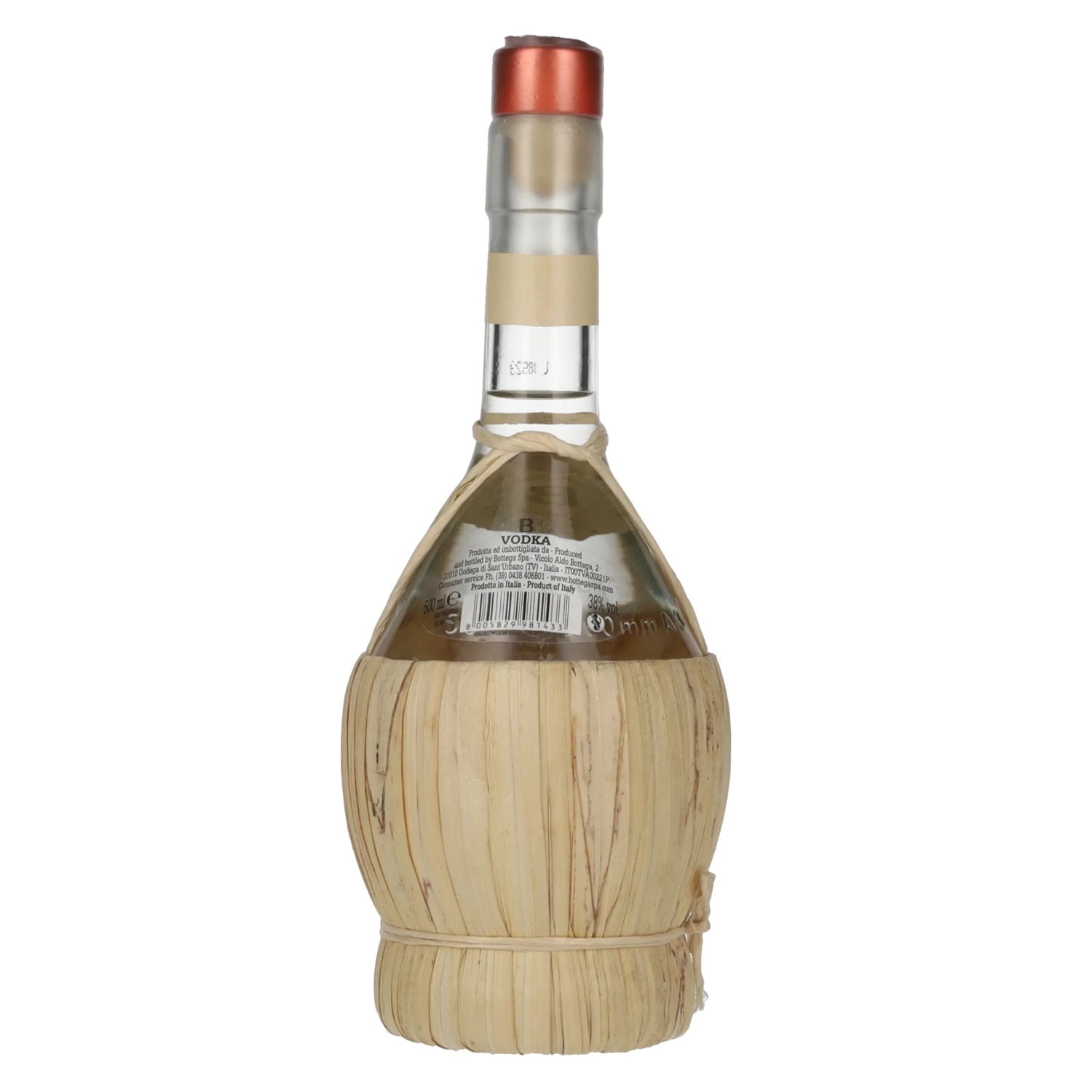 Bottega Wodka Puro Grano 38% Vol. 0,5l
