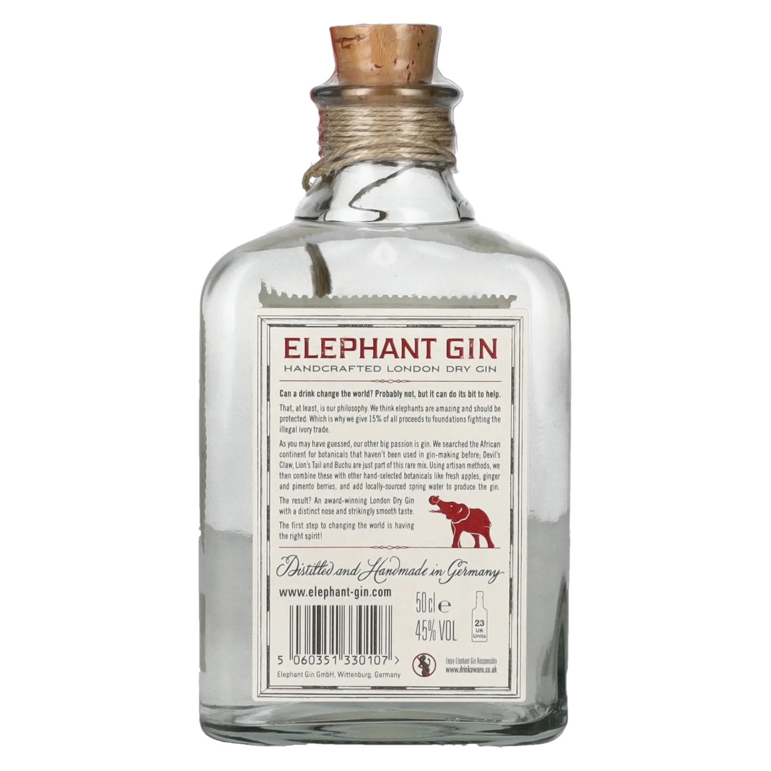 Elephant London Dry Gin 45% vol. 0,5 l