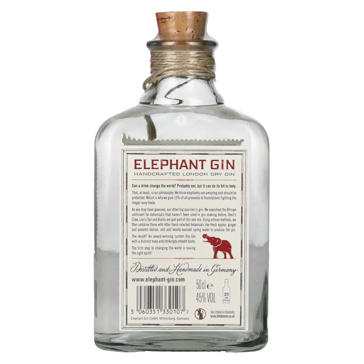 Elephant London Dry Gin 45% Vol. 0,5l