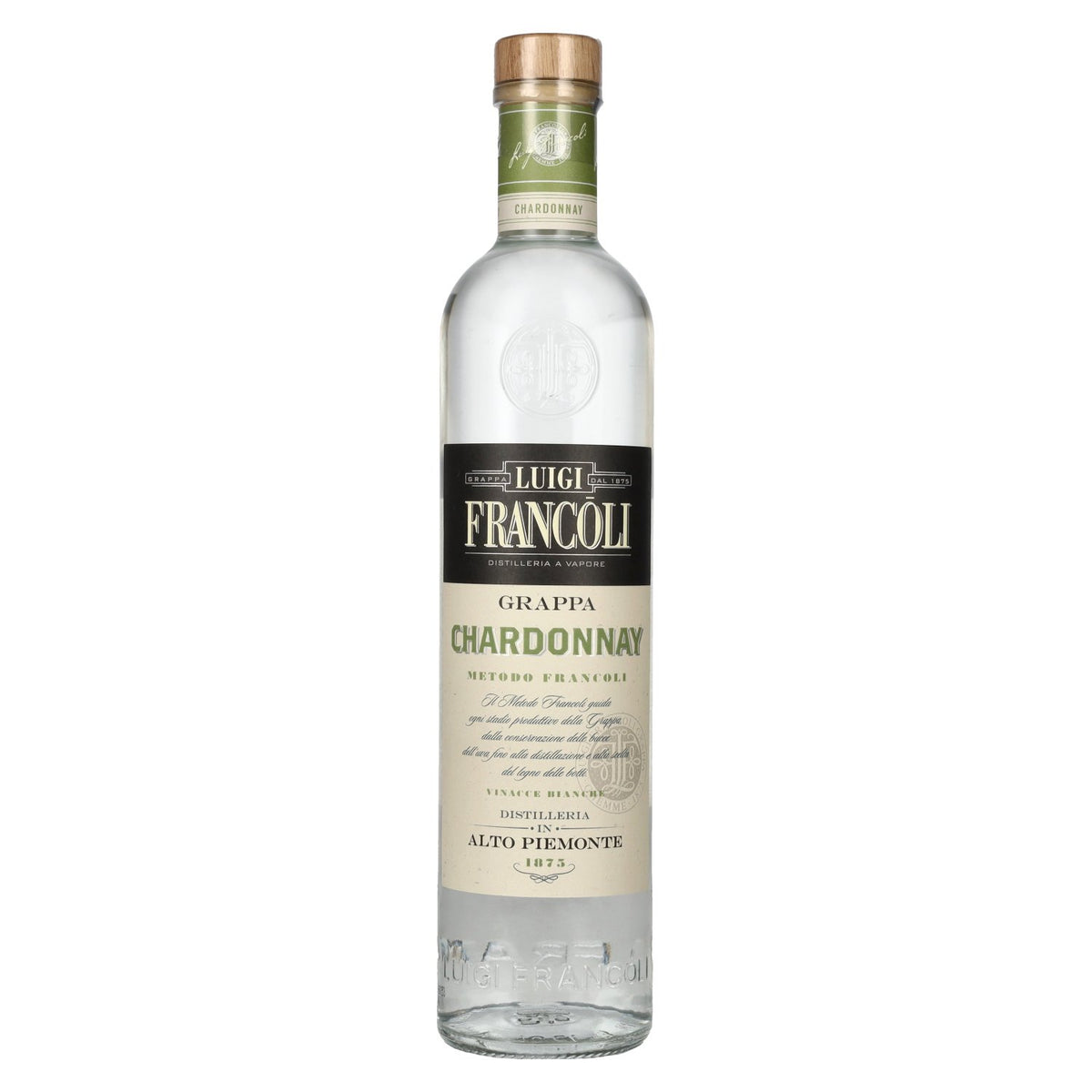 Luigi Francoli Grappa Chardonnay 41,5% vol. 0,7l