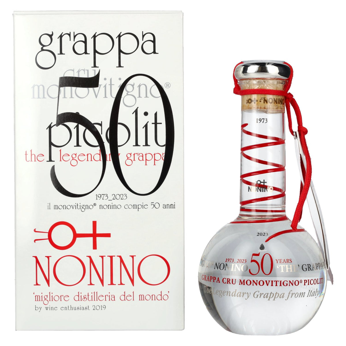 Nonino Grappa The Legendary Cru Monovitigno Picolit 50% vol. 0.5 l in a gift box