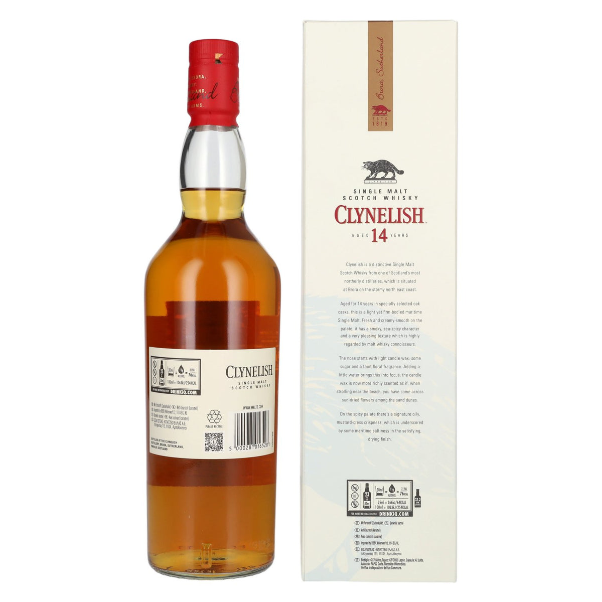 Clynelish 14 Years Old Single Malt 46% vol. 0,7 l in geschenkverpakking