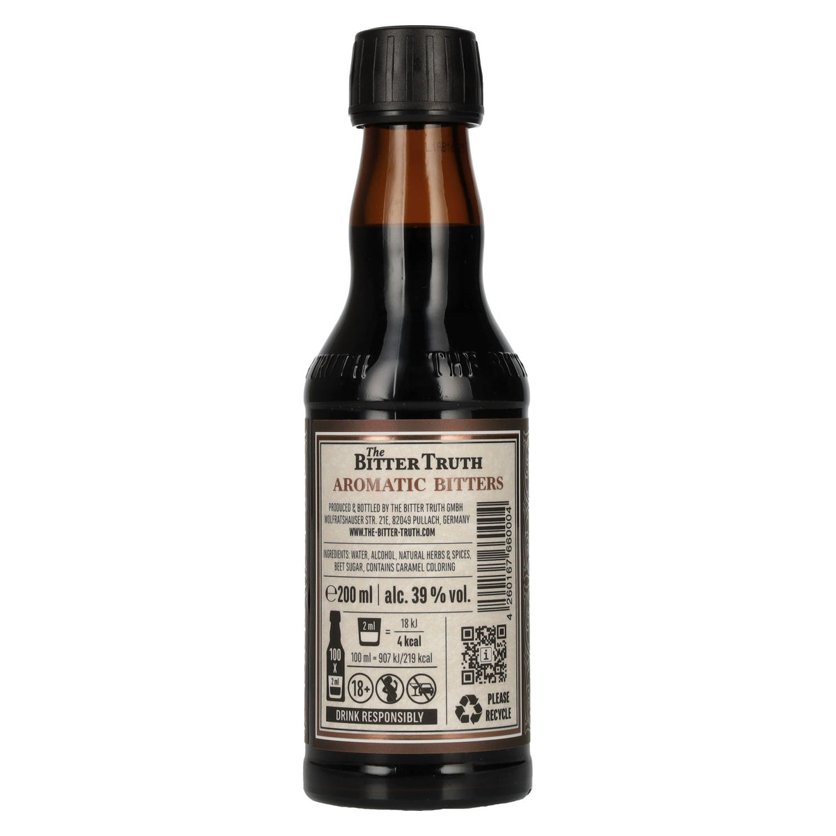 The Bitter Truth Old Time Aromatic Bitters 39% vol. 0,2 l