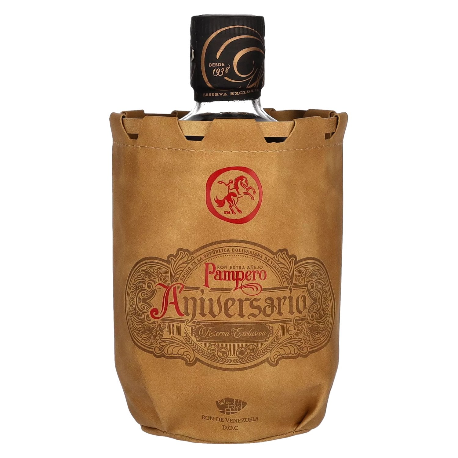 Pampero Aniversario Reserva Exclusiva Ron Extra Añejo 40% vol. 0,7l dans un étui en cuir