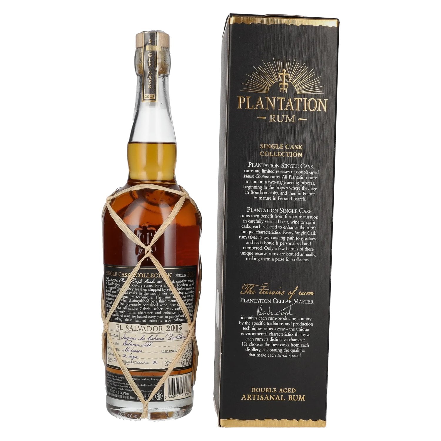 Plantation Rum EL SALVADOR 2015 Pineau des Charentes Finish by delicando 2023 48,6% Vol. 0,7l in gift box