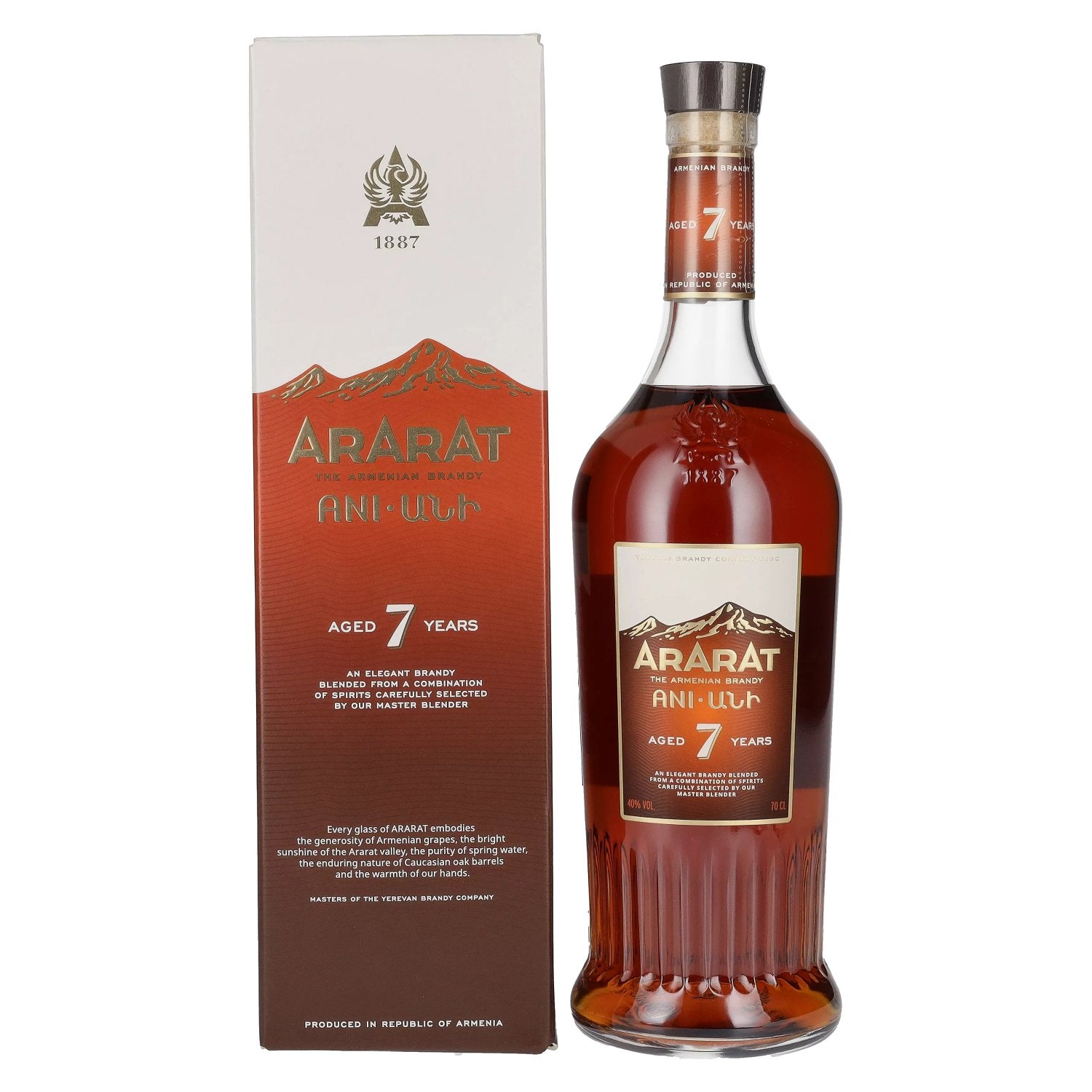 Ararat 7 Years Old 40% Vol. 0,7l in gift box