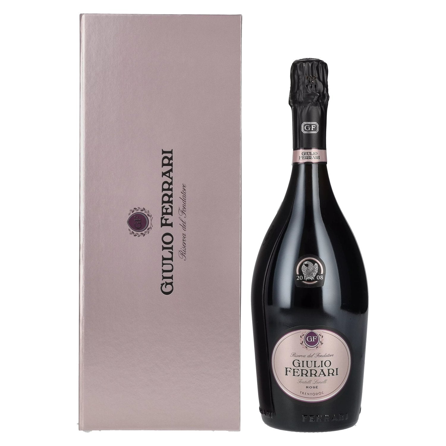 Ferrari GIULIO FERRARI ROSÉ Trento DOC 2008 12,5% vol. 0,75 l in geschenkverpakking
