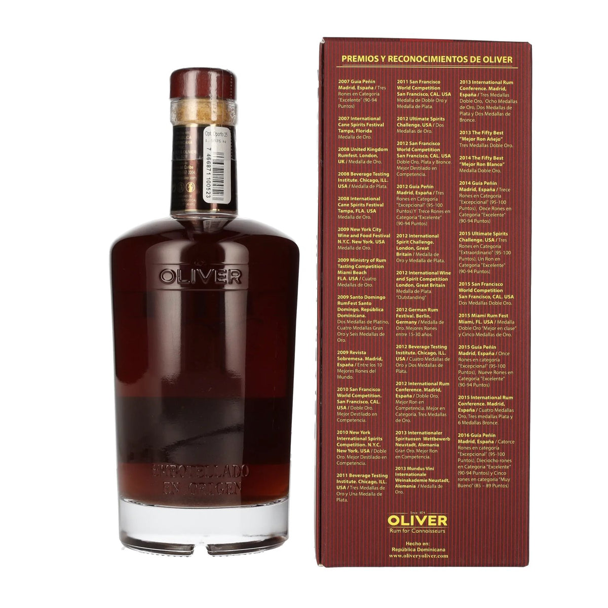 Opthimus 25 Sistema Solera OportO Ron Artesanal 43 % vol., 0,7 l, dans un coffret cadeau