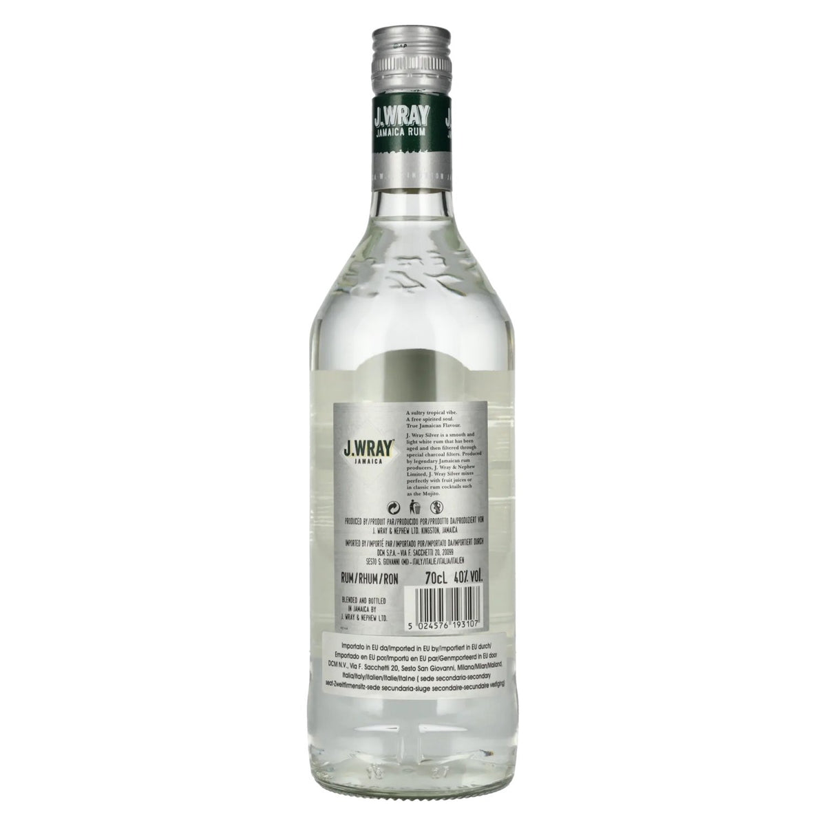 J.Wray Silver Jamaica Rum 40% vol. 0,7 l