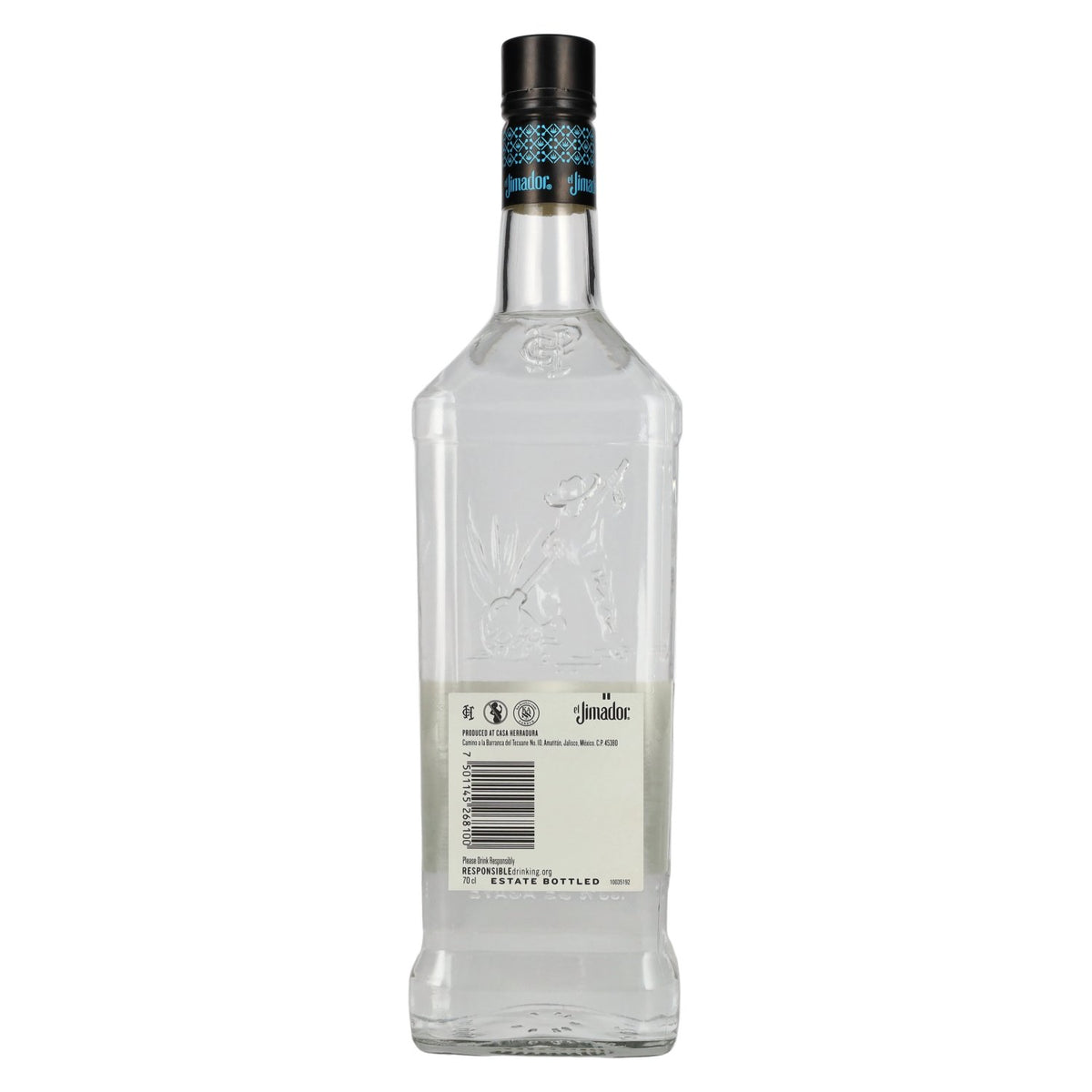 El Jimador Tequila Blanco 100% blauwe agave 38% vol. 0,7 l