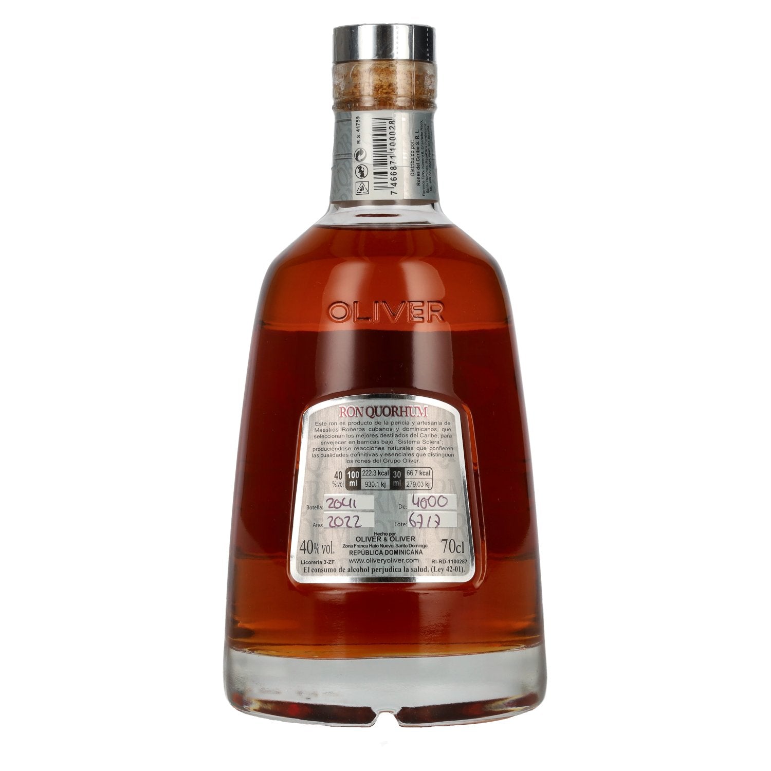 Ron Quorhum 15 Sistema Solera 40% Vol. 0,7l