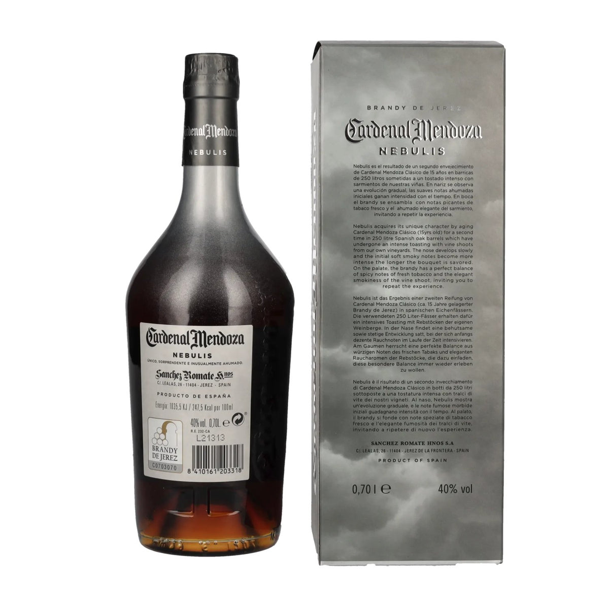 Cardenal Mendoza NEBULIS Rare Cask Finished 40% Vol. 0,7l in Geschenkbox