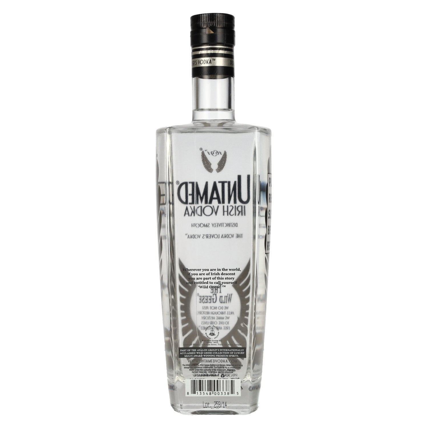 Wilde Ganzen Irish Wodka Ongetemd 40% Vol. 0,7l