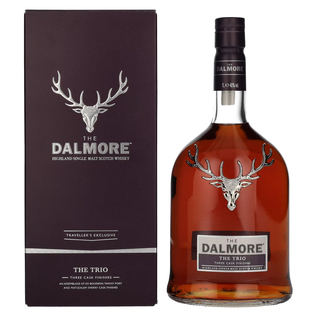 The Dalmore THE TRIO, whisky single malt des Highlands, 40 % vol., 1 l, dans un coffret cadeau