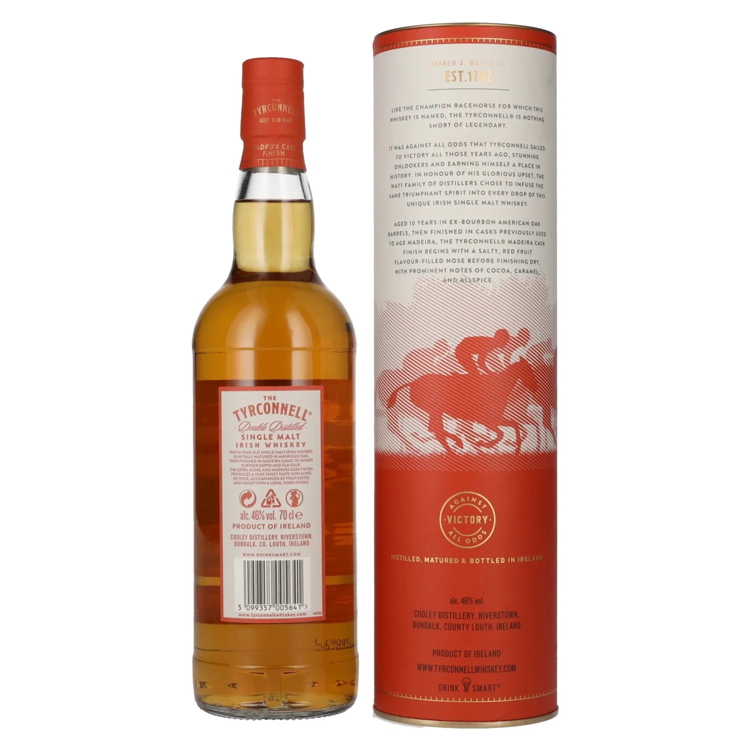 The Tyrconnell 10 Years Old Madeira Cask 46% Vol. 0,7l en boîte cadeau