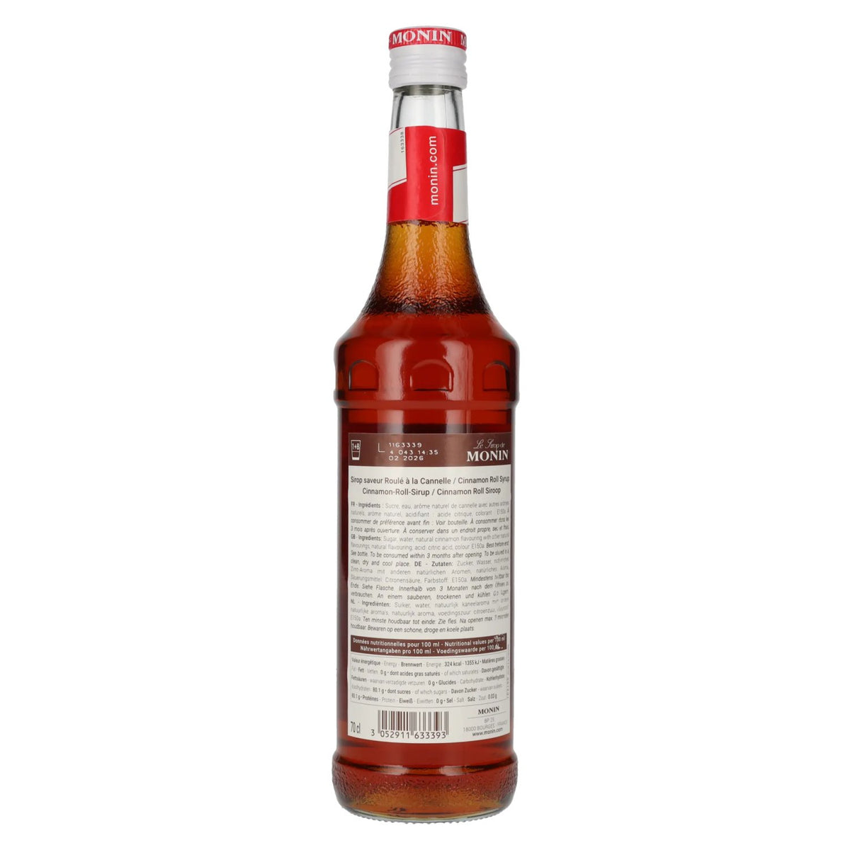 Monin Cinnamon Roll Syrup 0.7l
