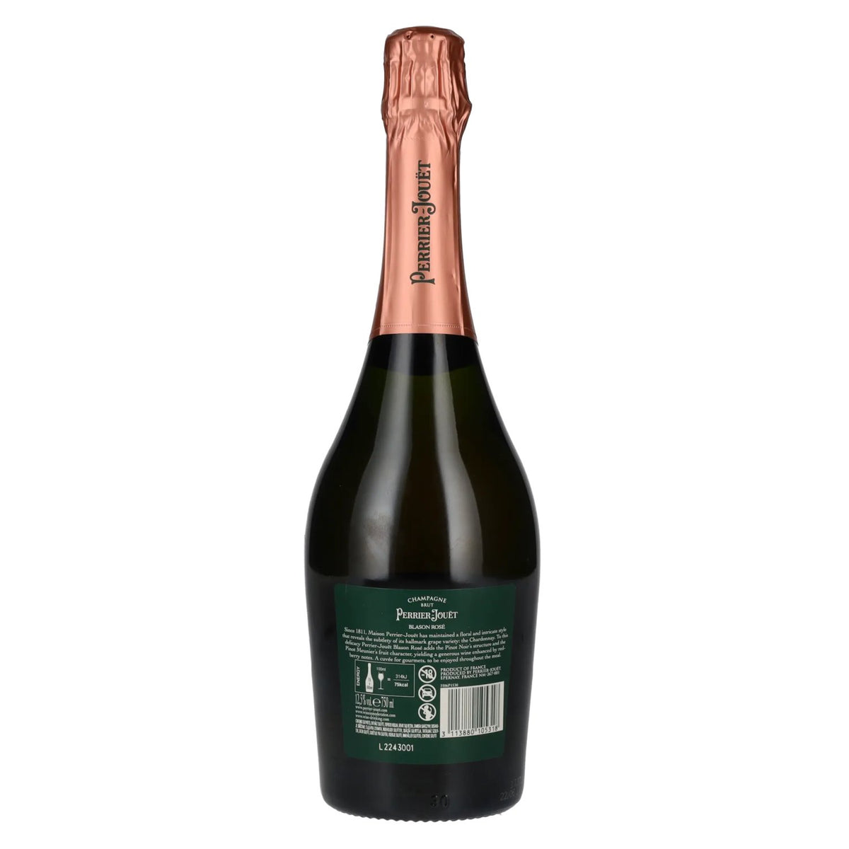 Perrier Jouët Champagne Blason Rosé Brut 12.5% ABV 0.75l