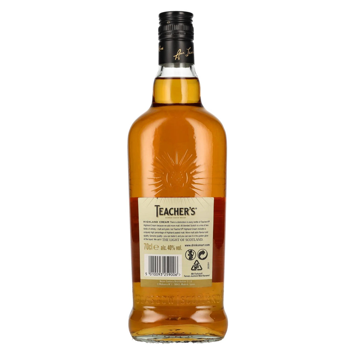 Teacher's HIGHLAND CREAM Blended Scotch Whisky 40% vol. 0,7 l