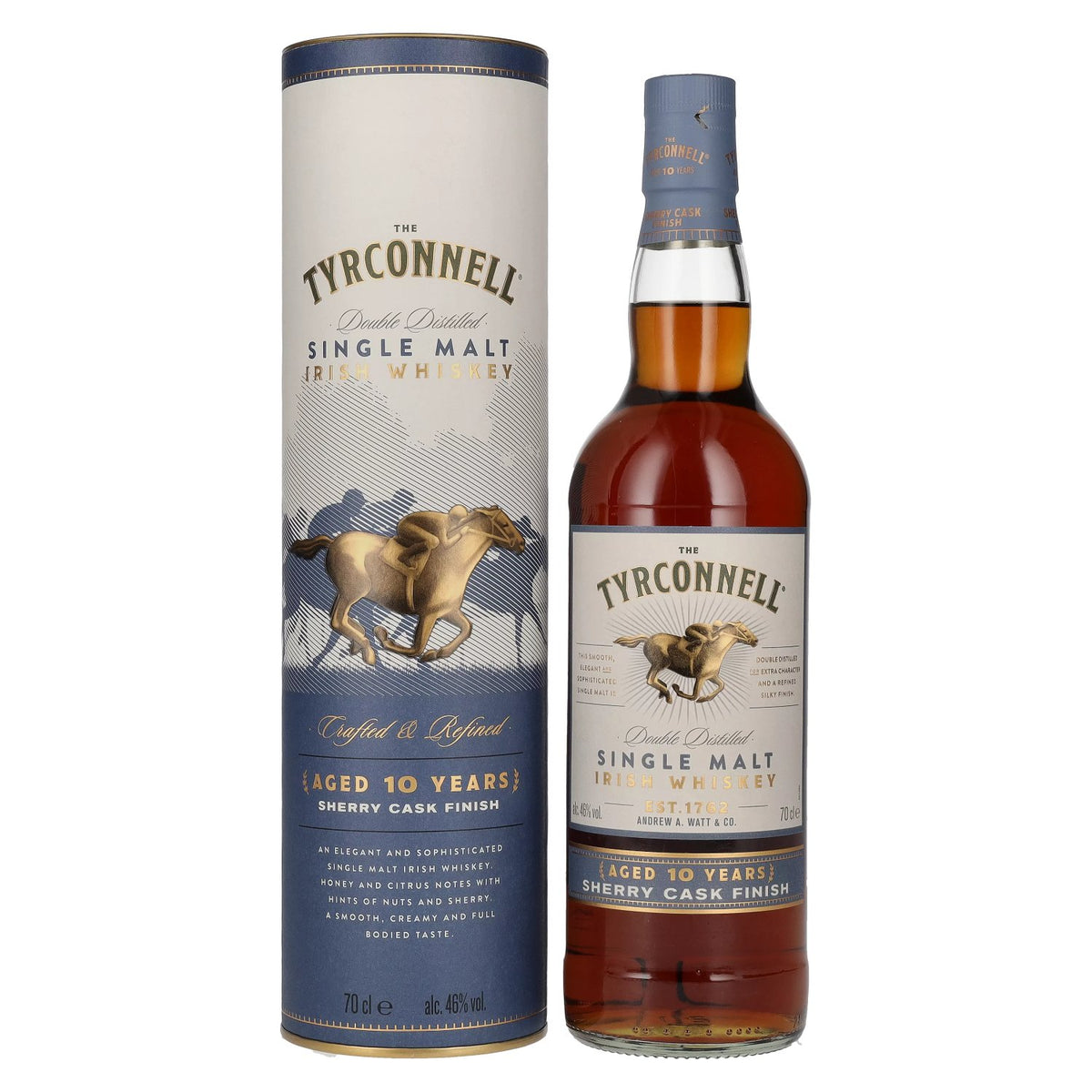 The Tyrconnell 10 Years Old Sherry Cask 46% Vol. 0,7l in Geschenkbox