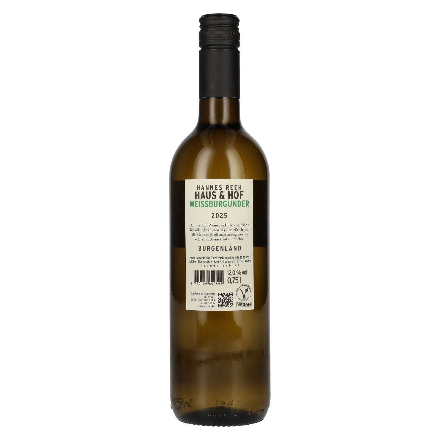 Hannes Reeh Haus &amp; Hof Pinot Blanc 2025 12% Vol. 0,75l