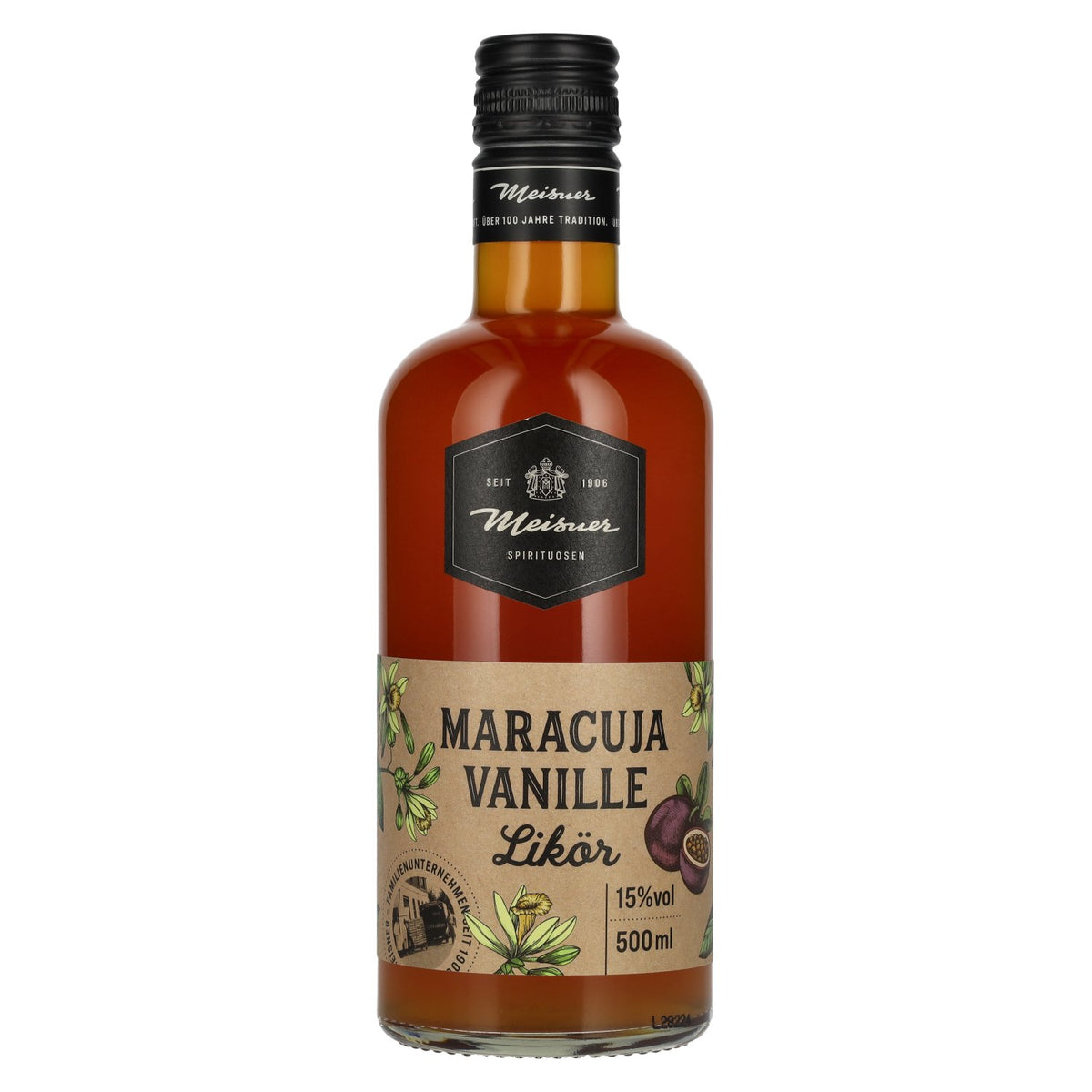 Meisner Passion Fruit and Vanilla Liqueur 15% ABV 0.5 l