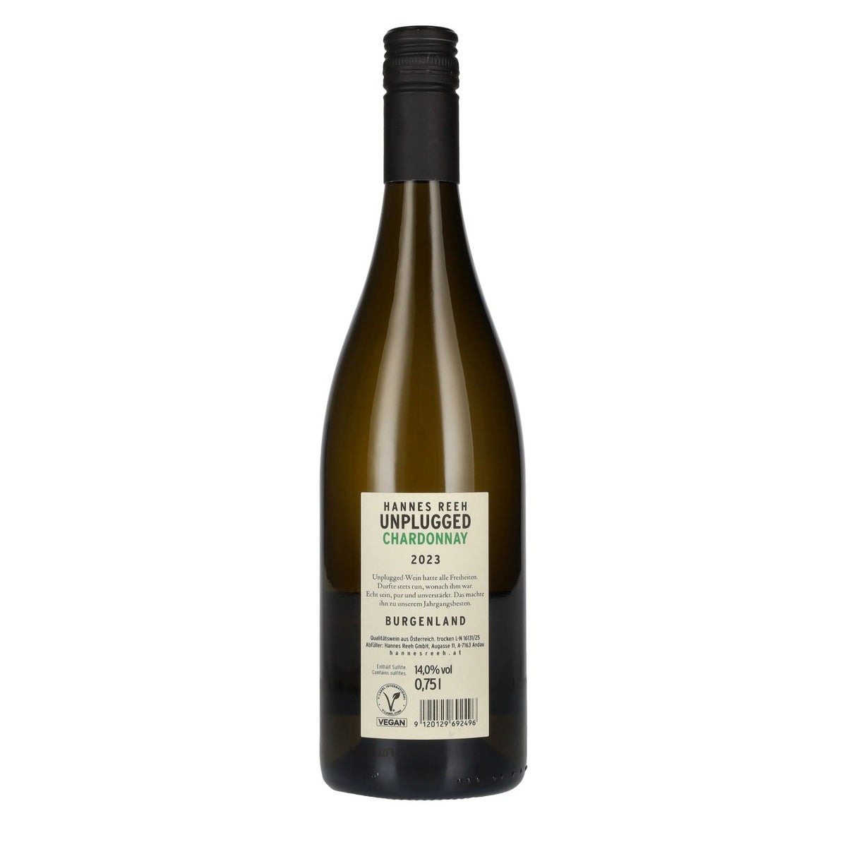 Hannes Reeh Chardonnay Unplugged 2023 14 % vol. 0,75 l