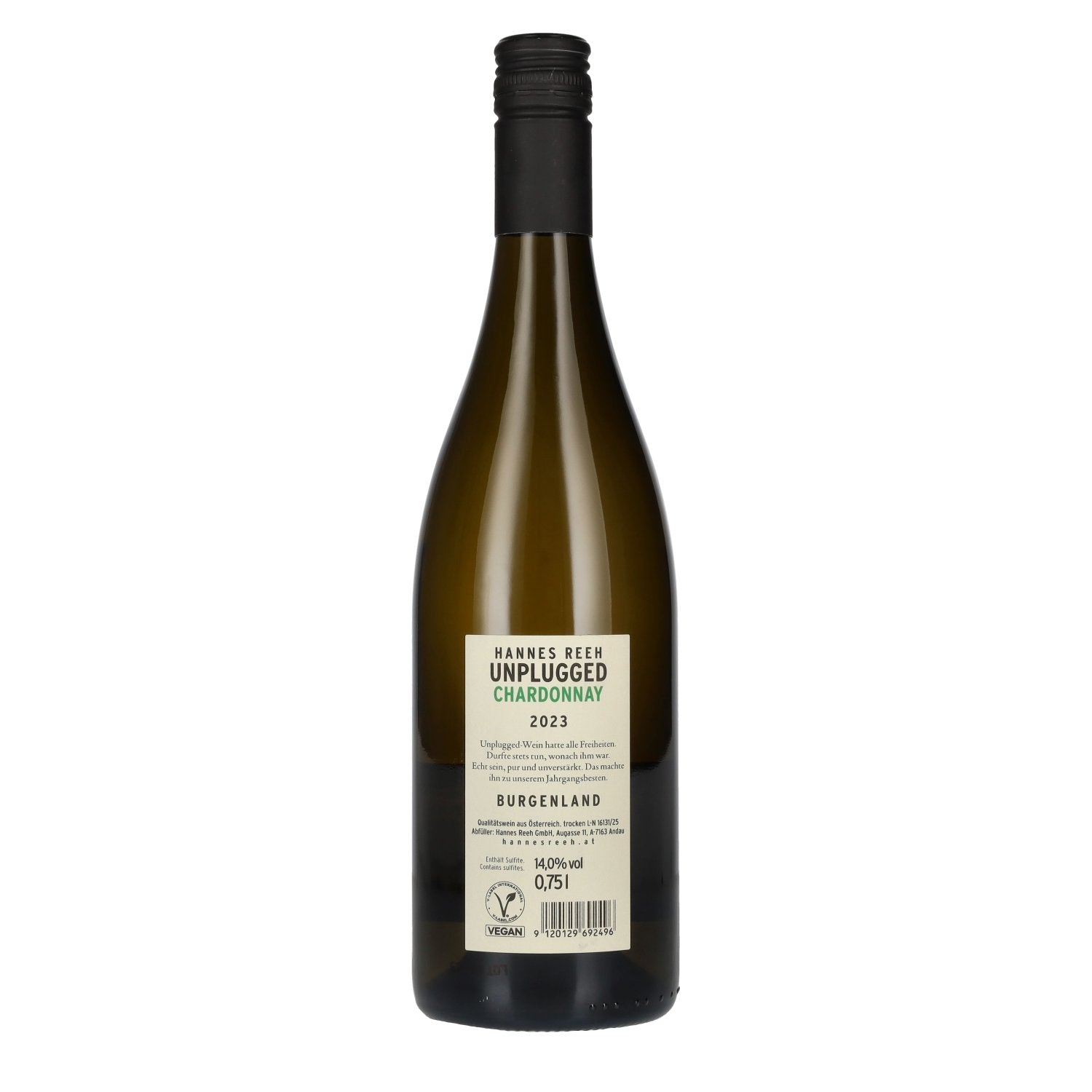 Hannes Reeh Chardonnay Unplugged 2023 14% Vol. 0,75l