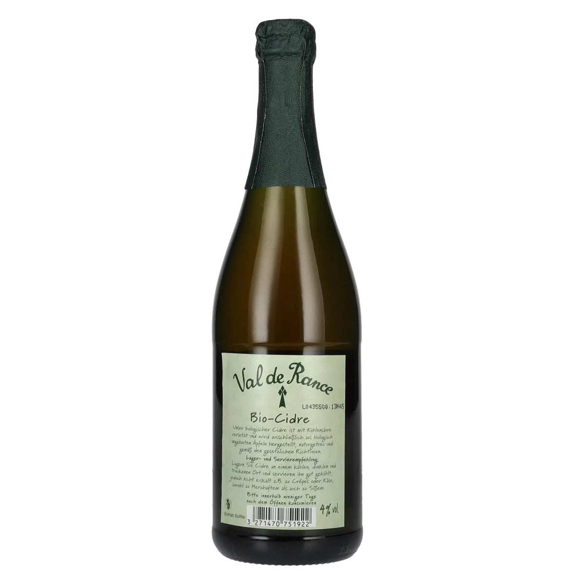 Val de Rance biologische cider 4% vol. 0,75 l