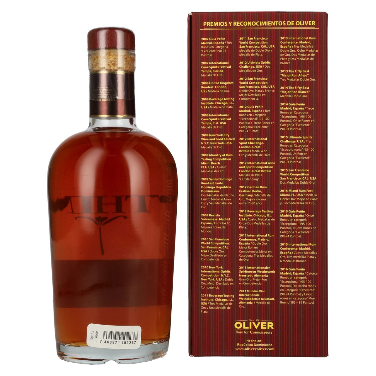 Opthimus 15 Sistema Solera Res Laude 38% Vol. 0,7l in geschenkverpakking