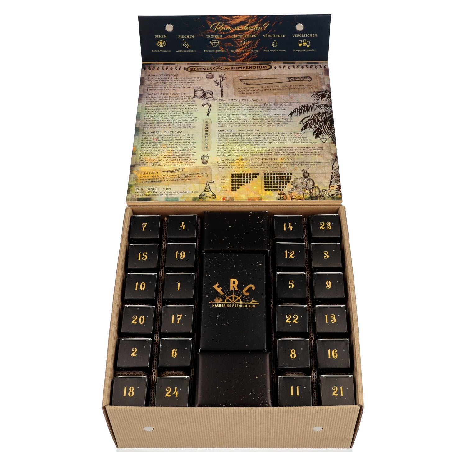 OH HOLY Rum Adventskalender 43,5% Vol. 24x0,02l
