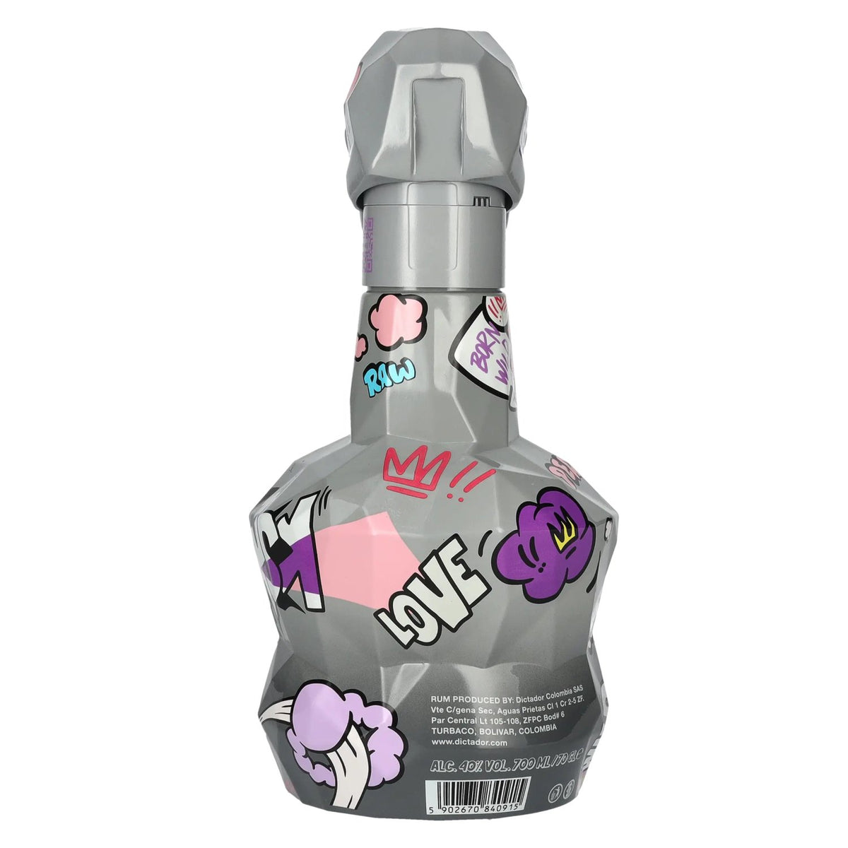 Dictador GAME CHANGER GREY &amp; PINK Colombiaanse rum 40% vol. 0,7 l