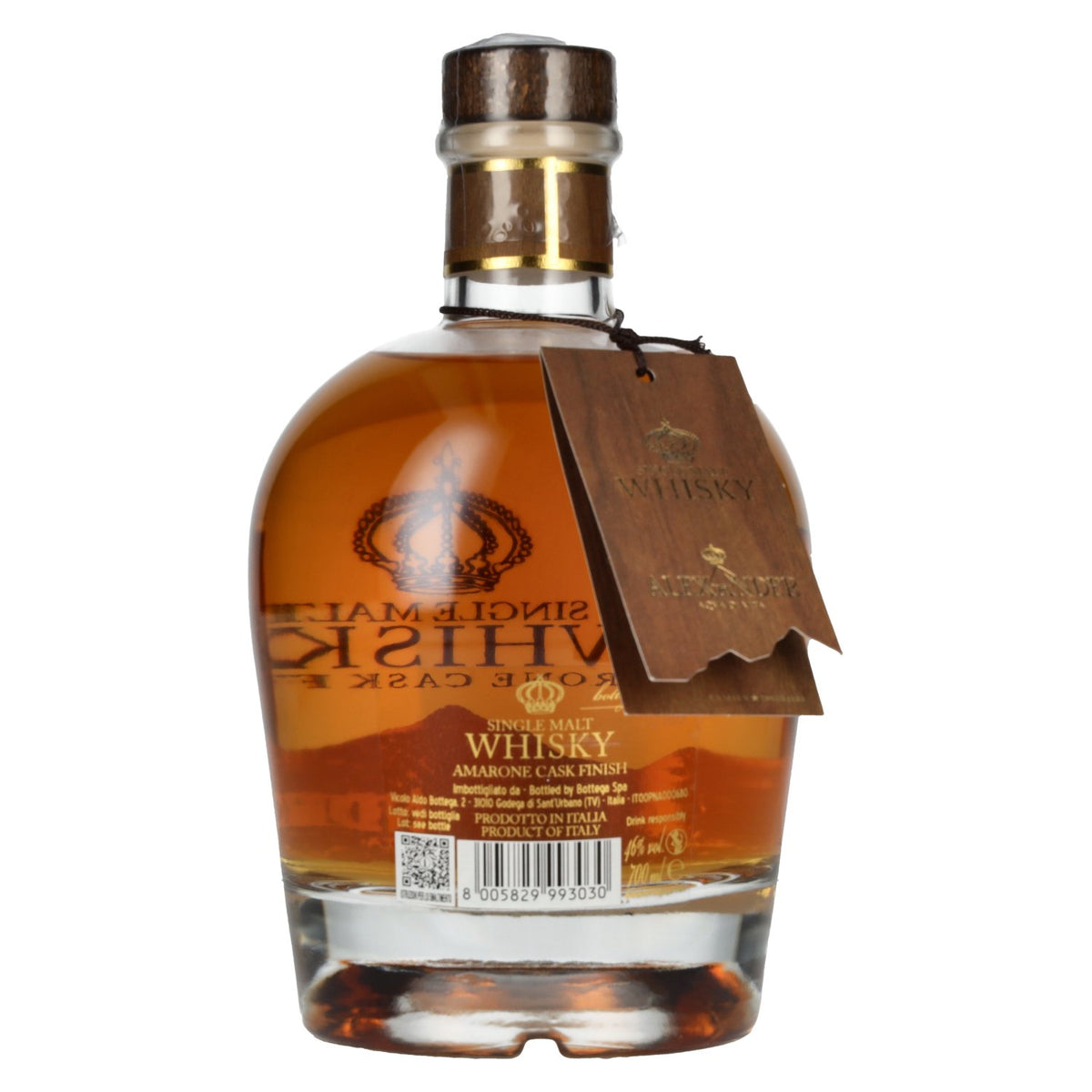 Bottega ALEXANDER Aqva Di Vita Amarone Cask Finish Single Malt Whisky 46% vol. 0,7 l