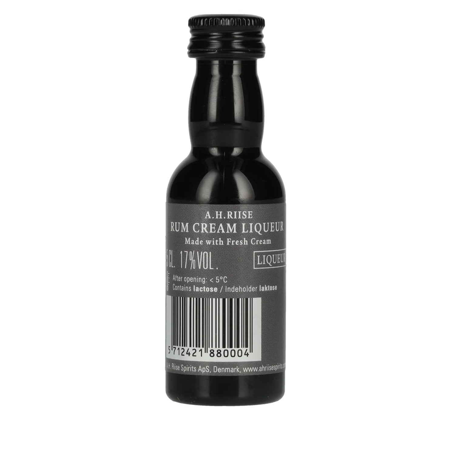 A.H. Riise Liqueur de rhum à la crème PET 17% vol. 0,05l