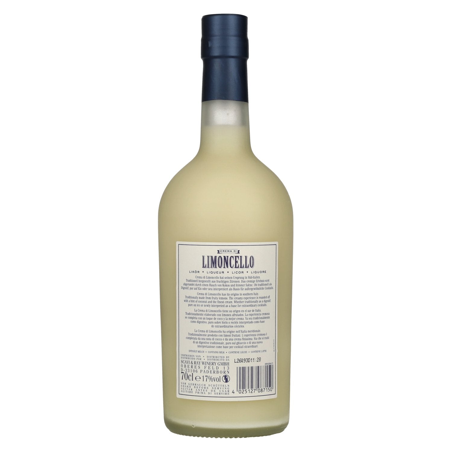 Scavi & Ray Crema Di Limoncello Liqueur 17% Vol. 0,7l