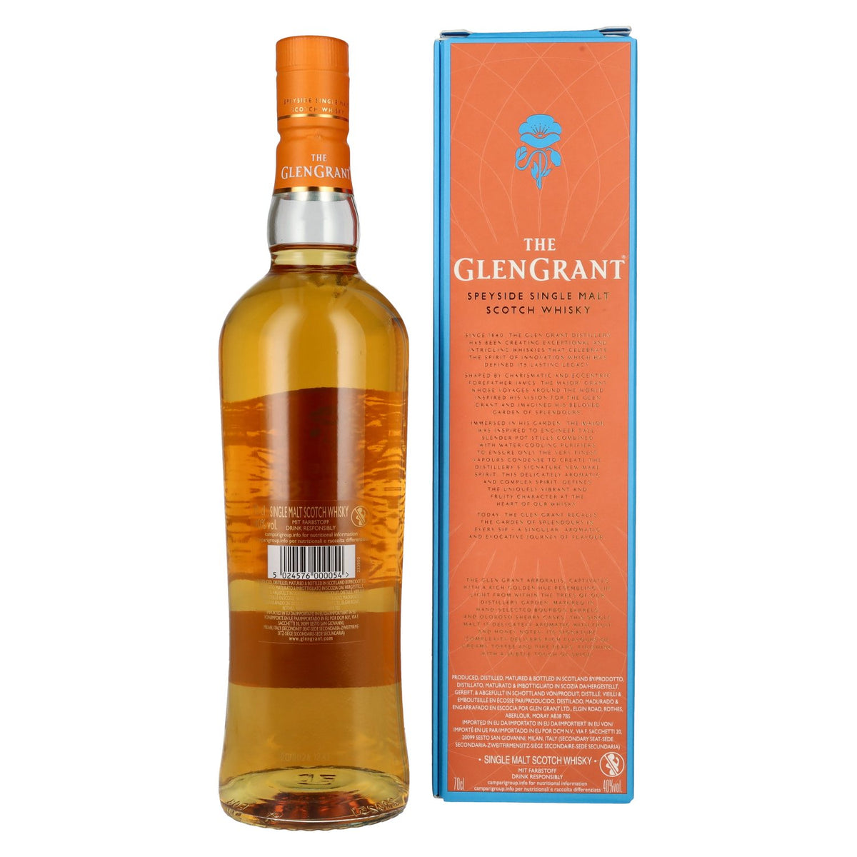 Glen Grant ARBORALIS Single Malt Scotch Whisky 40% vol. 0,7 l in geschenkverpakking