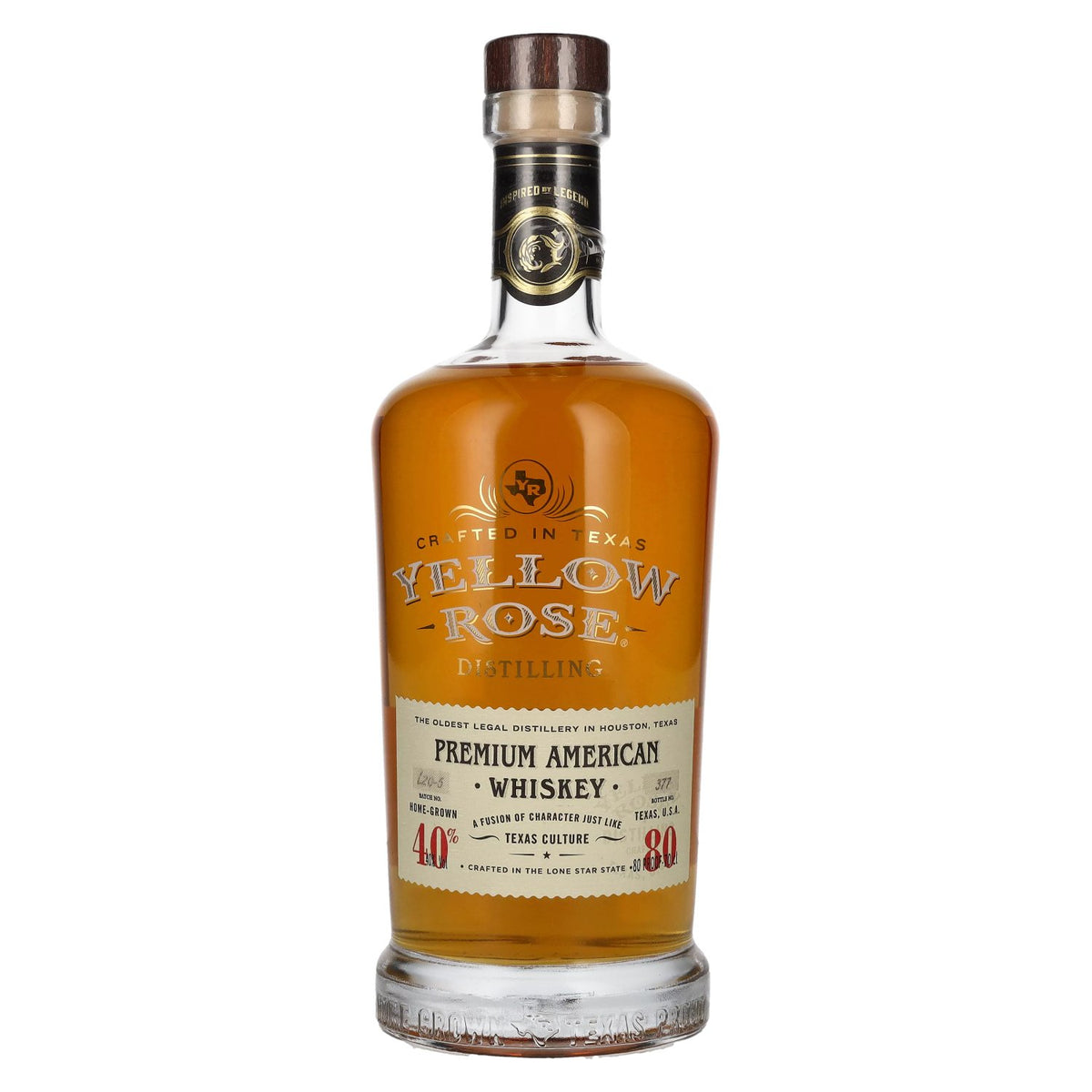 Yellow Rose PREMIUM AMERICAN Whiskey 40% vol. 0.7 l