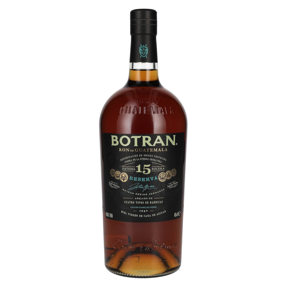 Botran Ron Añejo Reserva 15 Sistema Solera 40% vol. 1l