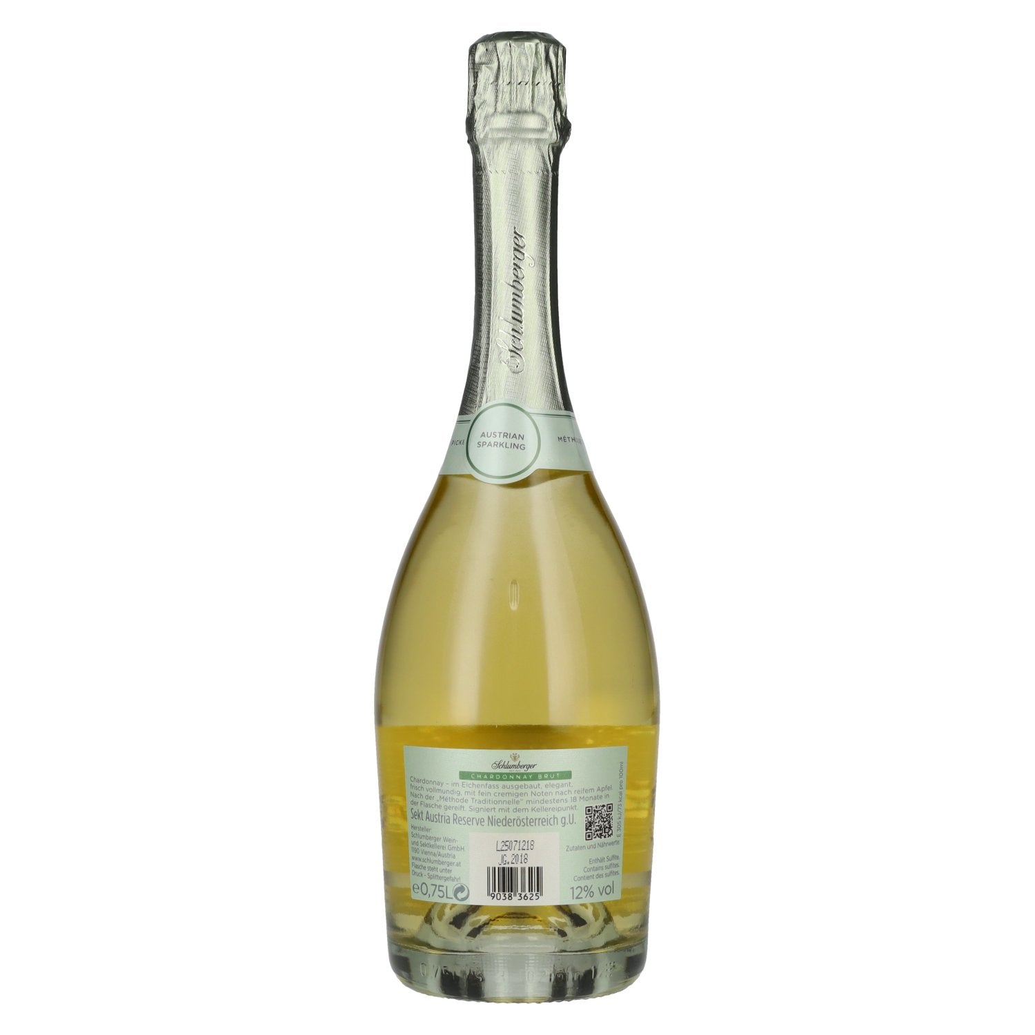 Schlumberger CHARDONNAY Réserve Brut 2018 12% Vol. 0,75l