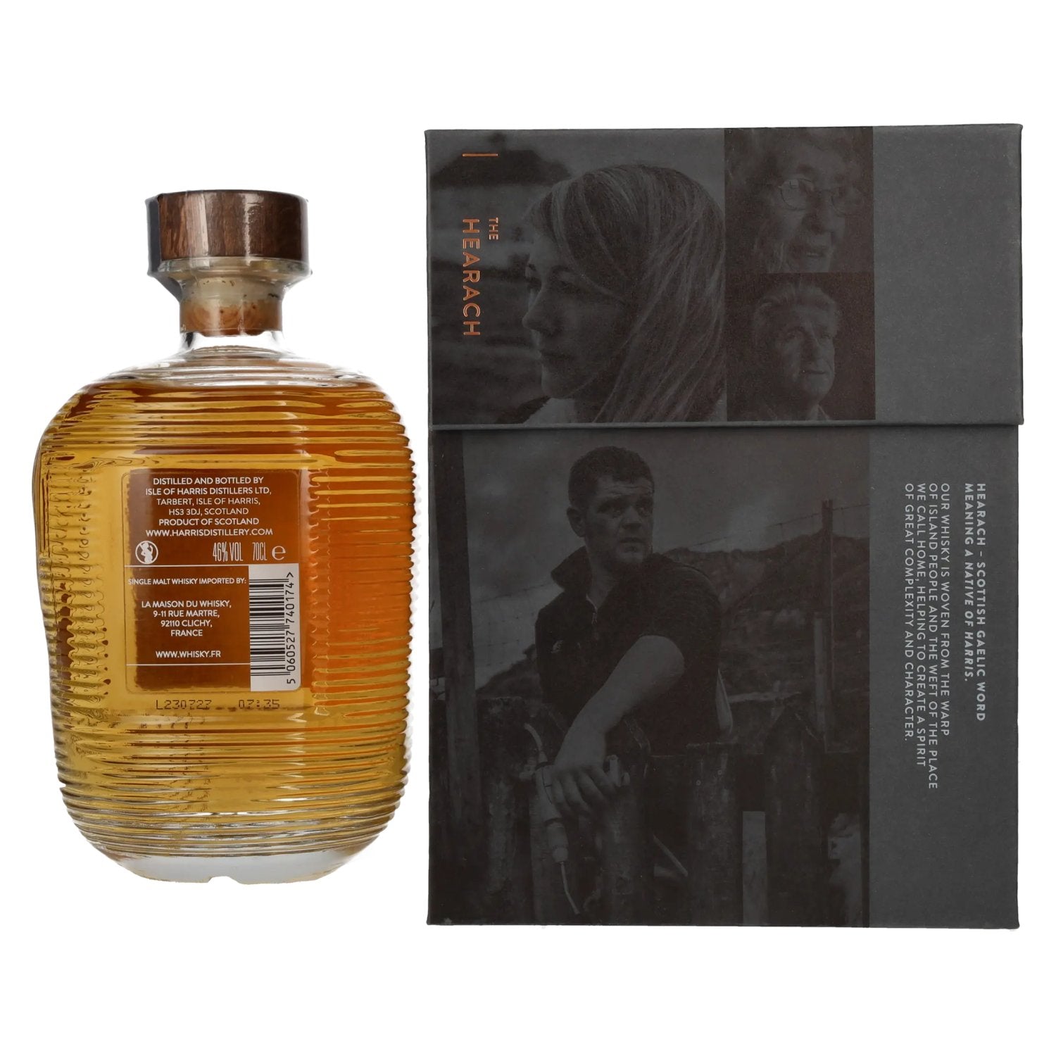 The Hearach Isle of Harris Single Malt Scotch Whisky 46% Vol. 0,7l en boîte cadeau