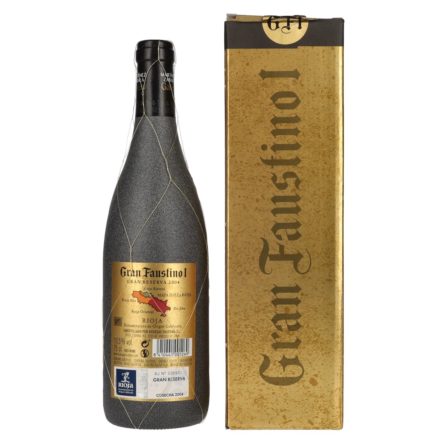 Gran Faustino I Gran Reserva Rioja 2004 13,5% Vol. 0,75l in geschenkverpakking