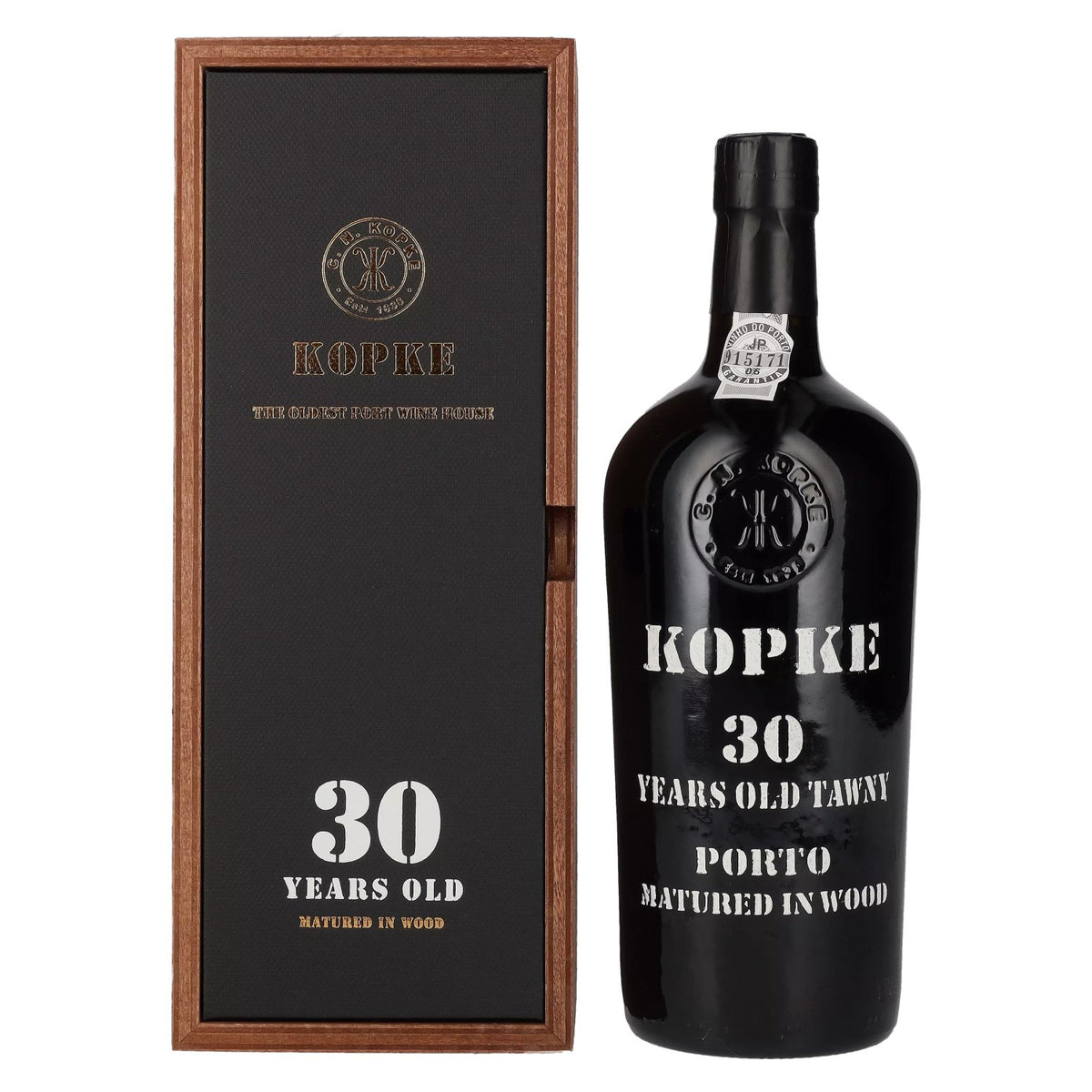 Kopke 30-Year-Old TAWNY Port 20% ABV, 0.75 l in a wooden box